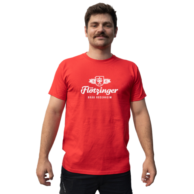 Flötzinger T-Shirt Rot Front