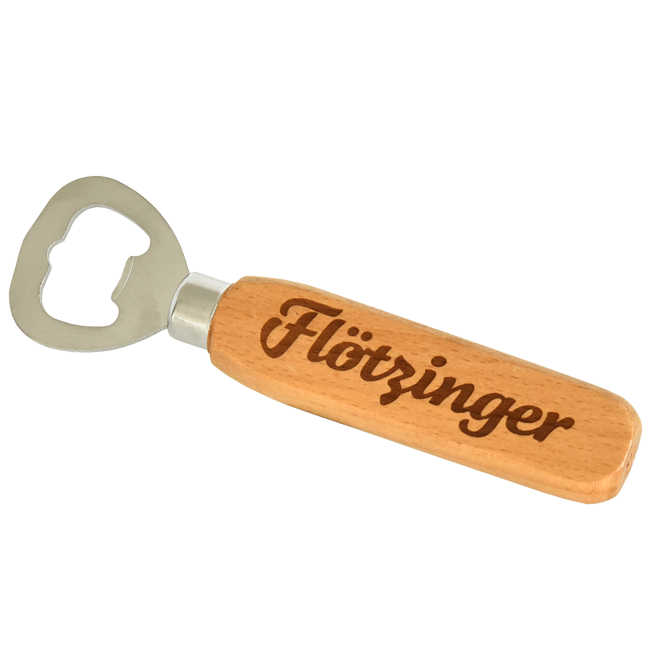 Flötzinger Bräu Flaschenöffner aus Holz